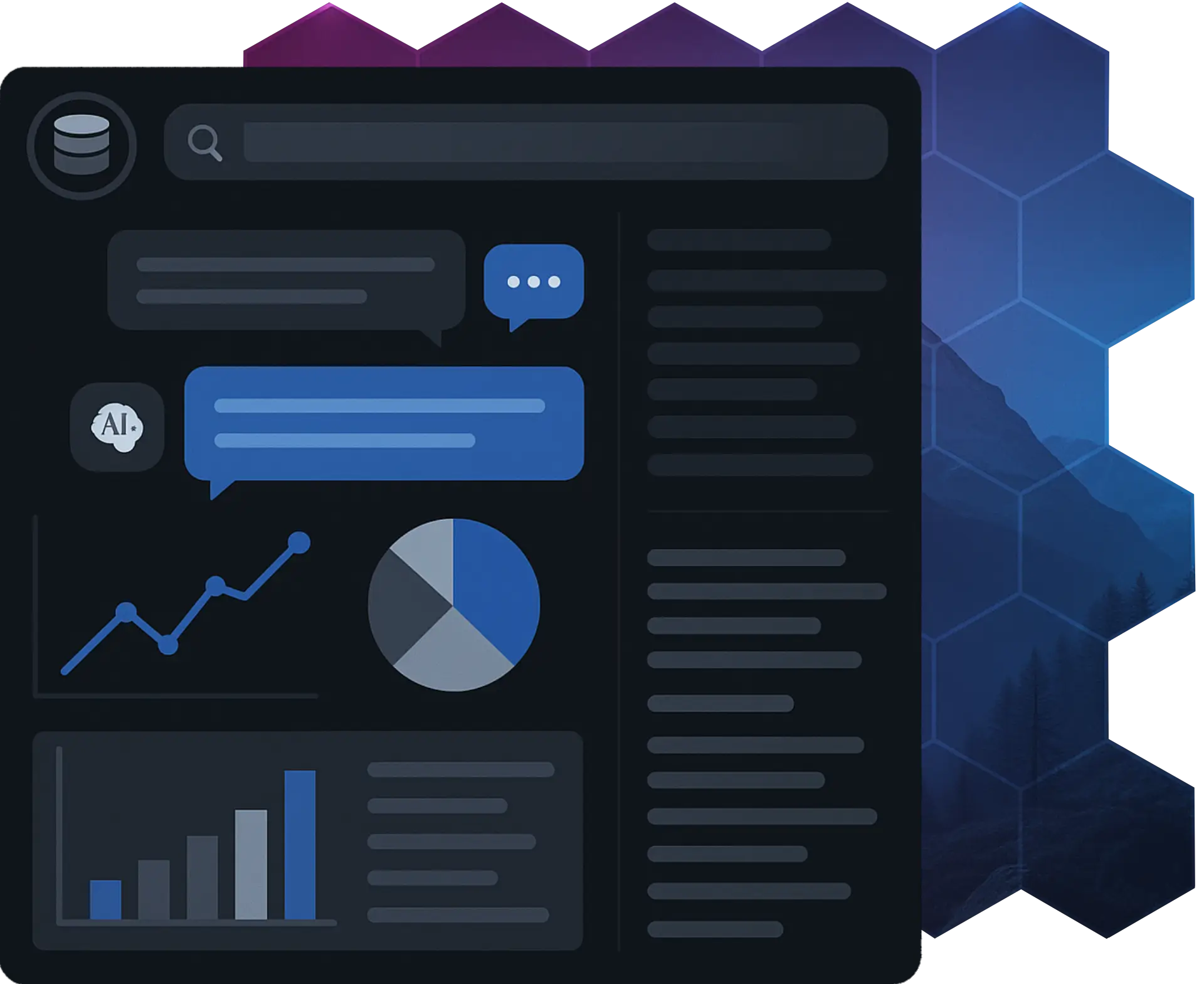 Semantic Search in large databases
